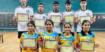 ಶಟಲ್ ಬ್ಯಾಡ್ಮಿಂಟನ್‌ | ಕ್ರೈಸ್ಟ್‌ಕಿಂಗ್  ವಿದ್ಯಾರ್ಥಿಗಳ ತಂಡ ಜಿಲ್ಲಾ ಮಟ್ಟಕ್ಕೆ ಆಯ್ಕೆ