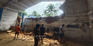 ಕಟ್ಟಡದ ಗೋಡೆ ಕುಸಿತ | ಅದೃಷ್ಟವಶಾತ್ ತಪ್ಪಿದ ಭಾರೀ ಅನಾಹುತ