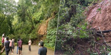 ಪುಷ್ಯ ಮಳೆ ಅಬ್ಬರ | ಹುಲಿಕಲ್ ಘಾಟಿಯಲ್ಲಿ ಗುಡ್ಡ ಕುಸಿತ | ಸಂಚಾರ ಸ್ಥಗಿತ