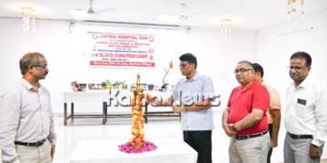 Blood Donation Camp Organized at Railway Central Hospital