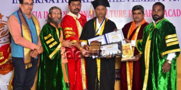 ಉದಯ ರತ್ನಕುಮಾರ ರವರಿಗೆ ಗೌರವ ಡಾಕ್ಟರೇಟ್ ಪ್ರದಾನ