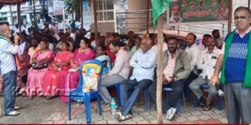 ತಾಲೂಕು ಆಡಳಿತದ ವಿರುದ್ಧ ಜೆಡಿಎಸ್ ಪ್ರತಿಭಟನೆ | ಉಪವಿಭಾಗಾಧಿಕಾರಿಗೆ ದೂರು