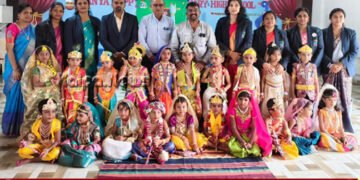 ಭದ್ರಾವತಿ | ಅನನ್ಯ ಶಿಕ್ಷಣ ಸಂಸ್ಥೆಯಲ್ಲಿ ಶ್ರೀ ಕೃಷ್ಣ-ರಾಧೆ ವೇಷ ಪ್ರದರ್ಶನ