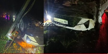 ಸಾಗರ | ಮುಖಾಮುಖಿ ಢಿಕ್ಕಿ | ತಪ್ಪಿದ ಭಾರೀ ಅನಾಹುತ