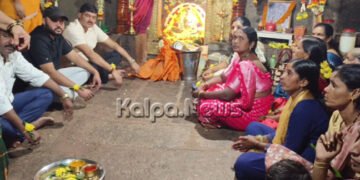 ಸೊರಬ | ಐತಿಹಾಸಿಕ ಶ್ರೀ ರೇಣುಕಾಂಬ ದೇವಸ್ಥಾನದಲ್ಲಿ ವರಮಹಾಲಕ್ಷ್ಮಿ ವಿಶೇಷ ಪೂಜೆ