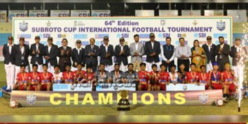 64ನೇ ಸುಬ್ರೋತೋ ಕಪ್: ಕೇರಳದ ಫರೂಕ್ ಹೈಯರ್ ಸೆಕೆಂಡರಿ ಶಾಲೆಗೆ ಚಾಂಪಿಯನ್ ಪಟ್ಟ