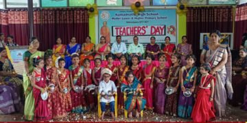 ಶಿಕಾರಿಪುರ | ಶಿಕ್ಷಕರ ವೃತ್ತಿ ಬದ್ಧತೆ ಶ್ಲಾಘನೀಯವಾದುದು | ಪ್ರಾಚಾರ್ಯ ವಿಶ್ವನಾಥ್ ಸಂತಸ