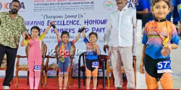 ಸ್ಕೇಟಿಂಗ್ | ಚಿನ್ನ, ಬೆಳ್ಳಿ, ಕಂಚು ಪದಕ ಪಡೆಯುವ ಮೂಲಕ ಶಿವಮೊಗ್ಗಕ್ಕೆ ಕೀರ್ತಿ ತಂದ ಪ್ರತಿಭೆಗಳಿವರು
