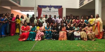 ಶಿವಮೊಗ್ಗ | ಜೈನ್ ಪಬ್ಲಿಕ್ ಶಾಲೆಯಲ್ಲಿ ಸಂಭ್ರಮದ ಶಿಕ್ಷಕರ ದಿನಾಚರಣೆ