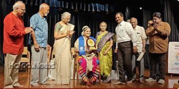 ನೃತ್ಯ ಕಲಾವಿದೆ ವಿದುಷಿ ವಾಸವಿ ಅವರಿಗೆ ಕಮಲಾಂಜಲಿ ಪ್ರಶಸ್ತಿ ಪ್ರದಾನ