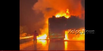 ಹೊತ್ತಿ ಉರಿದ ಬೆಂಗಳೂರಿಗೆ ಬರುತ್ತಿದ್ದ ಬಸ್ | 20 ಮಂದಿ ಸಜೀವ ದಹನ