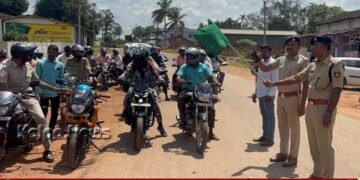 ಆನಂದಪುರಂ | ಪೊಲೀಸ್ ಇಲಾಖೆಯಿಂದ ಬೈಕ್ ರ‍್ಯಾಲಿ | ಉದ್ದೇಶವೇನು?