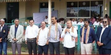 ರಣಜಿ ಟ್ರೋಫಿ ಪಂದ್ಯಾವಳಿ | ಶಾಸಕ ಚನ್ನಬಸಪ್ಪ ಚಾಲನೆ