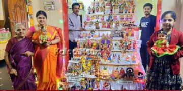 ಭದ್ರಾವತಿ | 24 ವರ್ಷಗಳಿಂದ ಗೊಂಬೆ ಅಲಂಕಾರ ಮಾಡುವ ಈ ಮನೆಯಲ್ಲಿ ಈ ಬಾರಿಯೂ ವಿಶೇಷ