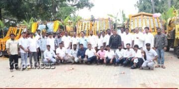 ಮಹಾನವಮಿ | ಶಿವಮೊಗ್ಗ ಮಹಾನಗರ ಪಾಲಿಕೆಯಲ್ಲಿ ಸಂಭ್ರಮದ ಆಯುಧಪೂಜೆ