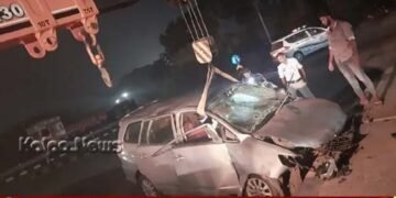 ಭೀಕರ ಕಾರು ಅಪಘಾತ | ಮೂವರು ಸ್ಥಳದಲ್ಲೇ ಸಾವು | ಆರು ಮಂದಿಗೆ ಗಂಭೀರ ಗಾಯ