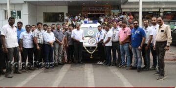 ಶಿವಮೊಗ್ಗ ರೌಂಡ್ ಟೇಬಲ್ ವತಿಯಿಂದ ಸರ್ಜಿ ಫೌಂಡೇಶನ್’ಗೆ ಆಂಬ್ಯುಲೆನ್ಸ್ ಕೊಡುಗೆ