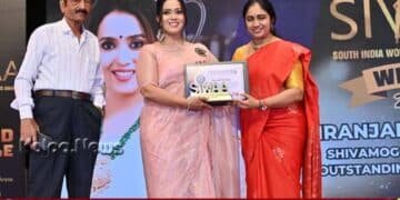 ನಿರಂಜನಿ ರವೀಂದ್ರ ಅವರಿಗೆ ಸೌತ್ ಇಂಡಿಯನ್ ವುಮೆನ್ ಅಚೀವರ್ಸ್ ಅವಾರ್ಡ್