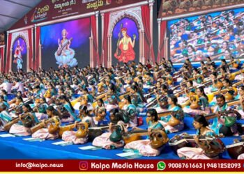ಮಲೆನಾಡಿನ ಕಲಾರಾಧಕರನ್ನು ಮಂತ್ರಮುಗ್ಧರನ್ನಾಗಿಸಿದ 301 ವೀಣೆಯ ಝೇಂಕಾರ