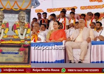 ಭದ್ರಾವತಿಯಲ್ಲಿ ಡಾ.ರಾಜಕುಮಾರ್, ಪುನೀತ್ ಕಂಚಿನ ಪ್ರತಿಮೆ ಅನಾವರಣ | ಅಶ್ವಿನಿ ಪುನೀತ್ ಭಾಗಿ