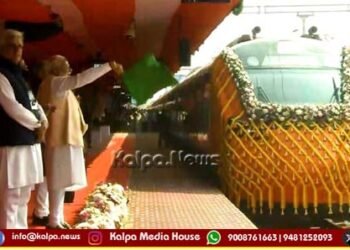 ದೇಶದ ಮೊದಲ ಸ್ಲೀಪರ್ ವಂದೇ ಭಾರತ್ ರೈಲಿಗೆ ಪ್ರಧಾನಿ ಮೋದಿ ಚಾಲನೆ
