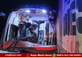 ಮೈಸೂರಿನಿಂದ ಮಂತ್ರಾಲಯಕ್ಕೆ ಹೊರಟಿದ್ದ ಬಸ್ ಅಪಘಾತ | ಓರ್ವ ಸಾವು