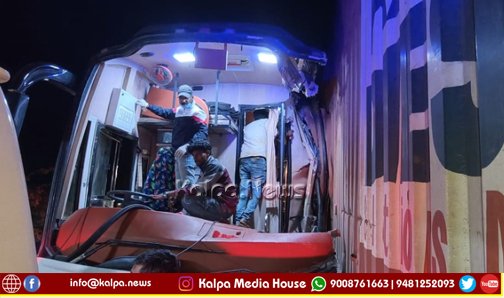 ಮೈಸೂರಿನಿಂದ ಮಂತ್ರಾಲಯಕ್ಕೆ ಹೊರಟಿದ್ದ ಬಸ್ ಅಪಘಾತ | ಓರ್ವ ಸಾವು