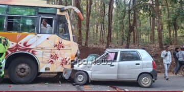 ಶಿವಮೊಗ್ಗ | ಭೀಕರ ರಸ್ತೆ ಅಪಘಾತ | ಓರ್ವ ಸ್ಥಳದಲ್ಲೇ ಸಾವು, ಮತ್ತೊರ್ವರ ಗಂಭೀರ