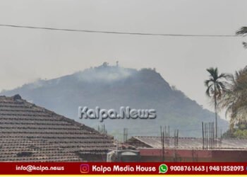 ತೀರ್ಥಹಳ್ಳಿ | ಸಿದ್ದೇರ ಗುಡ್ಡದಲ್ಲಿ ಬೆಂಕಿ | ನಂದಿಸಲು ಹರಸಾಹಸ