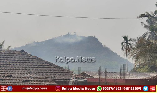 ತೀರ್ಥಹಳ್ಳಿ | ಸಿದ್ದೇರ ಗುಡ್ಡದಲ್ಲಿ ಬೆಂಕಿ | ನಂದಿಸಲು ಹರಸಾಹಸ