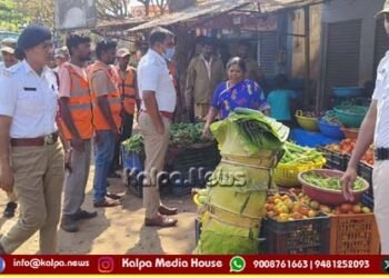 ಶಿವಮೊಗ್ಗ | ಫ್ರೀಡಂ ಪಾರ್ಕ್ ಬಳಿ ರಸ್ತೆ ಒತ್ತುವರಿ ತೆರವು | ಫುಟ್ಪಾತ್ ಅತಿಕ್ರಮಿಸದಂತೆ ಎಚ್ಚರಿಕೆ