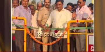 ಹೊಳೆಹೊನ್ನೂರು | ವಾಹನ ದಟ್ಟಣೆ ನಿಯಂತ್ರಿಸಲು ಬ್ಯಾರಿಕೇಡ್ ಅಳವಡಿಕೆ