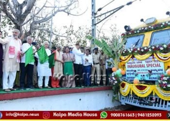 ದಾಂಡೇಲಿ – ಆಳ್ನಾವರ ನಡುವಿನ ಹೊಸ ಡೆಮು ರೈಲು ಸೇವೆಗೆ ಕೇಂದ್ರ ಸಚಿವ ಸೋಮಣ್ಣ ಚಾಲನೆ