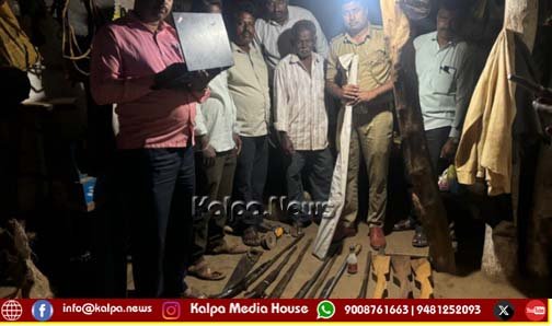 ಶಿಕಾರಿಪುರ | ಮನೆಯಲ್ಲೇ ಅಕ್ರಮ ಬಂದೂಕು ತಯಾರಿ | ಆರೋಪಿ ಬಂಧನ | ಏಳು ಬಂದೂಕು ವಶ