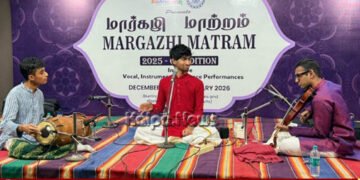 Symmetry & patterns in Carnatic classical music at colourful Spectrum of Margazhmatram 2025