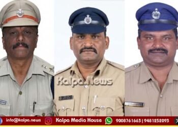 ಶಿವಮೊಗ್ಗ ಜಿಲ್ಲಾ ಪೊಲೀಸ್ | ಮೂವರಿಗೆ ಮುಖ್ಯಮಂತ್ರಿಗಳ ಪದಕ