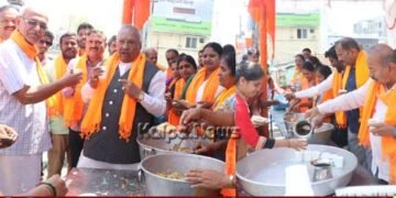 ಶ್ರೀ ರಾಮನವಮಿ | ಭಕ್ತರಿಗೆ ಕೋಸಂಬರಿ, ಪಾನಕ ವಿತರಣೆ