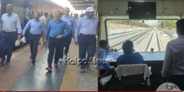 ಬೈಯಪ್ಪನಹಳ್ಳಿ ಮತ್ತು ಬೆಂಗಳೂರು ಕಂಟೋನ್ಮೆಂಟ್ ನಡುವಿನ ಹೊಸ ರೈಲು ಮಾರ್ಗ ವೇಗ ಪರೀಕ್ಷೆ