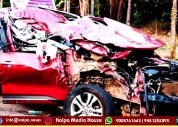 ಭೀಕರ ರಸ್ತೆ ಅಪಘಾತ | ಕಾರು ಚಾಲಕ ಸ್ಥಳದಲ್ಲೇ ಸಾವು