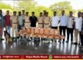 RPF team Seized 40.495 Kgs Ganja at Ballari Railway station