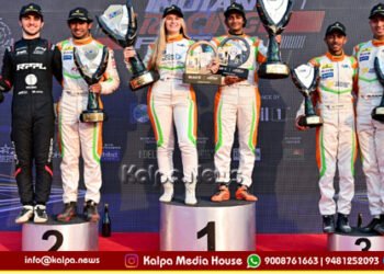 ಇಂಡಿಯನ್ ರೇಸಿಂಗ್ ಲೀಗ್’ನಲ್ಲಿ ಮೂರನೇ ಸ್ಥಾನ ಪಡೆದ ಕಿಚ್ಚ ಸುದೀಪ್ ತಂಡ!