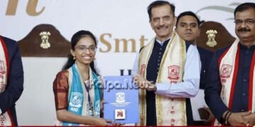 ಶಿವಮೊಗ್ಗದ ಪ್ರೇರಣಾ ರಾವ್’ಗೆ ರಕ್ಷಾ ವಿವಿಯಿಂದ ಚಿನ್ನದ ಪದಕ