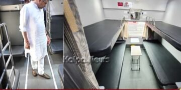 Interior / upgradation of Next-Generation Amrit Bharat Coaches. Sample coach ready