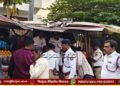 ಶಿವಮೊಗ್ಗ | ಬೆಳ್ಳಂಬೆಳ್ಳಗೆ ಜೆಸಿಬಿ ಘರ್ಜನೆ, ಫುಟ್‌ಪಾತ್‌ ಒತ್ತುವರಿ ತೆರವು