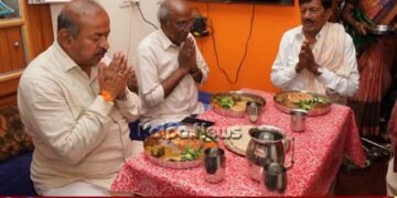 `ಬೂತ್ ವಾಸ್ತವ್ಯ’ | ಬೊಮ್ಮನಕಟ್ಟೆ ಬೂತ್ ಅಧ್ಯಕ್ಷೆ ಶಾಂತಮ್ಮ ನಿವಾಸದಲ್ಲಿ ಶಾಸಕ ಚನ್ನಬಸಪ್ಪ ವಾಸ್ತವ್ಯ
