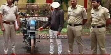 ಹೊಸನಗರದಲ್ಲಿ ಎರಡು ಕಳ್ಳತನ ಪ್ರಕರಣ: ಭದ್ರಾವತಿಯ ಯುವಕ ಬಂಧನ