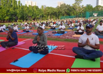 International Yoga Day in SWR Bengaluru