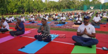International Yoga Day in SWR Bengaluru