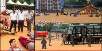ವೈಮಾನಿಕ ದಾಳಿಯಾದರೆ ತುರ್ತು ಸೇವೆ, ರಕ್ಷಣೆ ಹೇಗಿರುತ್ತೆ? ಶಿವಮೊಗ್ಗದಲ್ಲಿ ನಡೆದ ಅಣುಕು ಪ್ರದರ್ಶನ ಹೇಗಿತ್ತು?