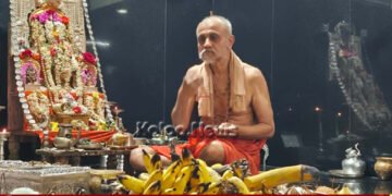 ವೆಂಕಟಾಚಲಧಾಮದ 15ನೇ ವಾರ್ಷಿಕೋತ್ಸವ | ಚಿನ್ನದ ಕಿರೀಟ ಸಮರ್ಪಣೆ